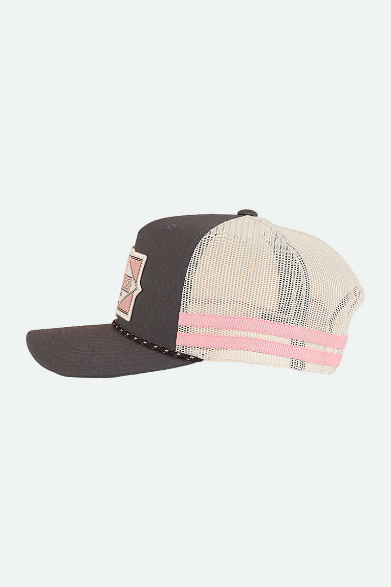 Ringers Western Hometown Trucker Cap - Charcoal/Rosey