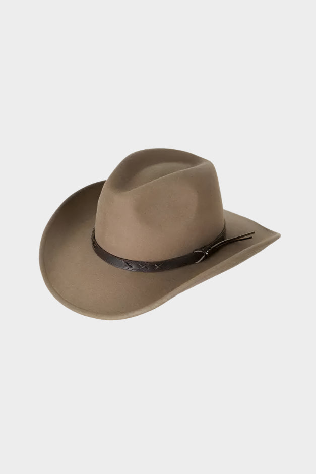Pure Western Mens Hurricane Crushable Hat - Fawn