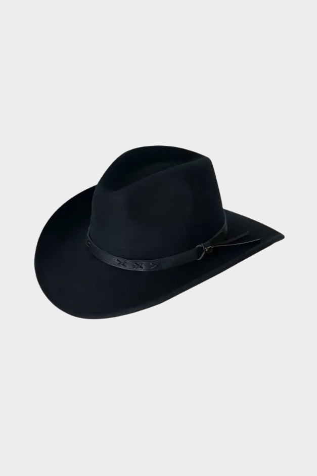 Pure Western Hurricane Crushable Hat - Black