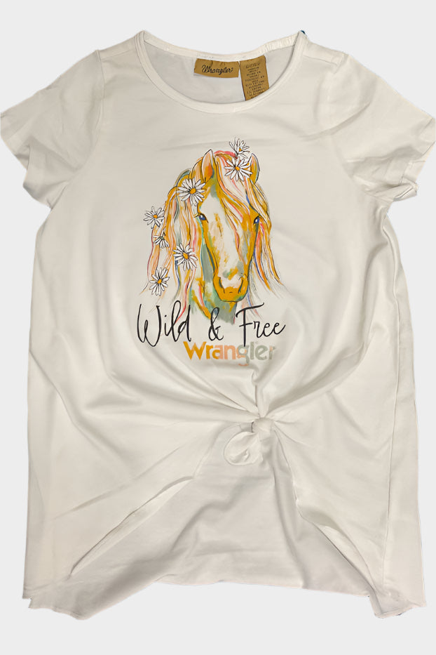 Wrangler USA Kids Graphic Top White