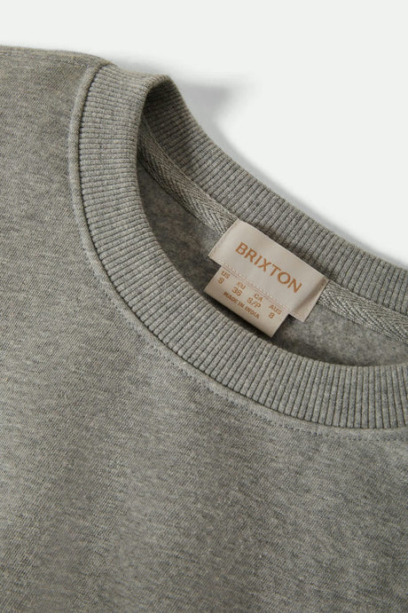 Brixton Inwood W Oversized Fleece - Heather Grey