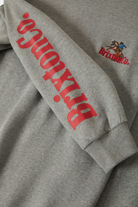 Brixton Inwood W Oversized Fleece - Heather Grey