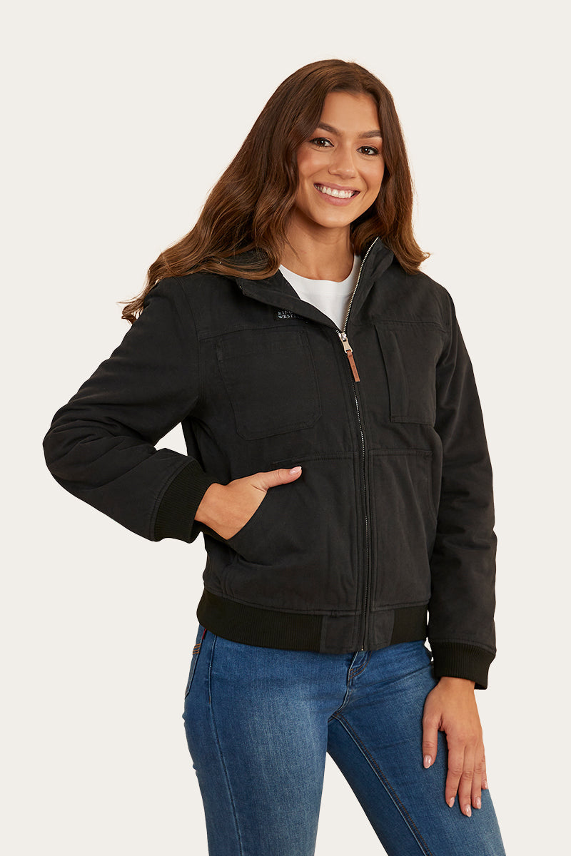 Ringers Western Women's Willowra Canvas Jacket_Black