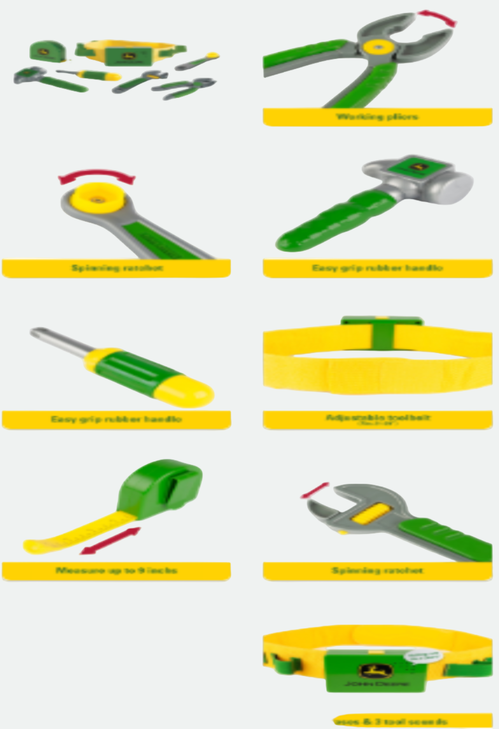 John Deere Talking Tool Belt