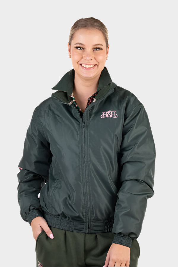 Hitchley & Harrow Winter Collection - Hunter Green Bomber Jacket