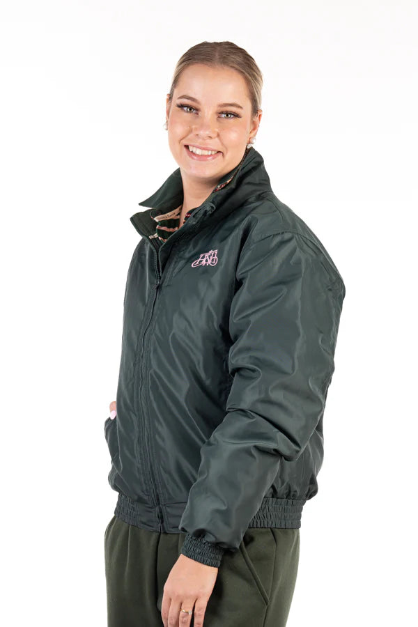 Hitchley & Harrow Winter Collection - Hunter Green Bomber Jacket