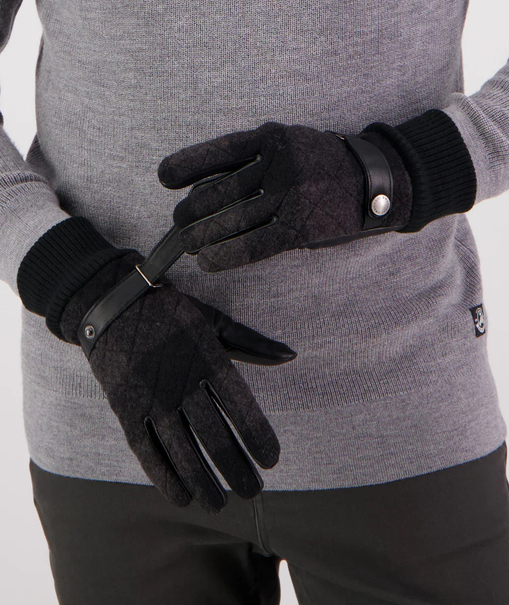 Swanndri Jacks Point V2 PU Leather Glove - Black