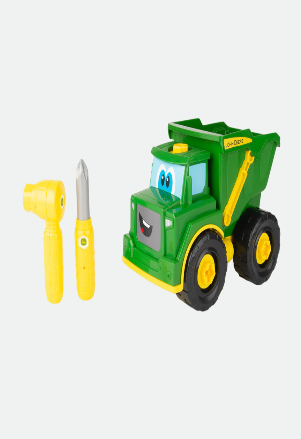 John Deere Build-A-Buddy™ Green Dump Truck 2-in-1 Toy with Screwdriver and Ratchet