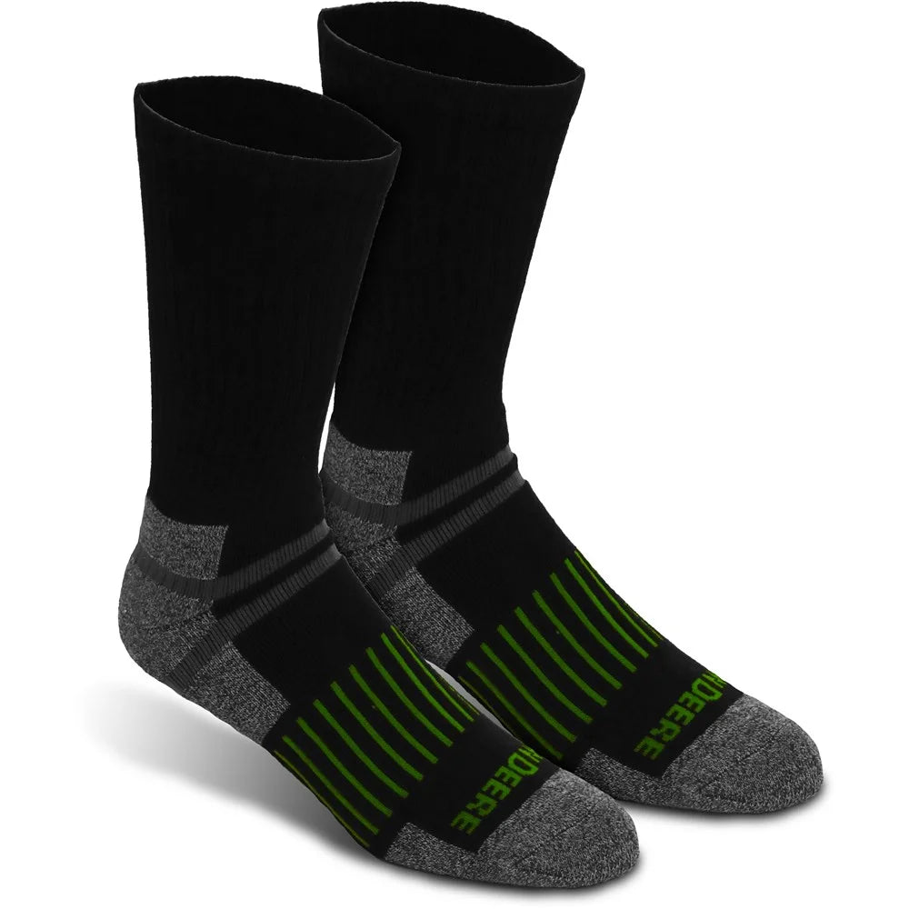 Mission Performance Crew Socks (2) Pairs - Large / Men's (8-12) Women's Mission Performance Crew Socks (2) Pairs - Large / Men's (8-12) Women's