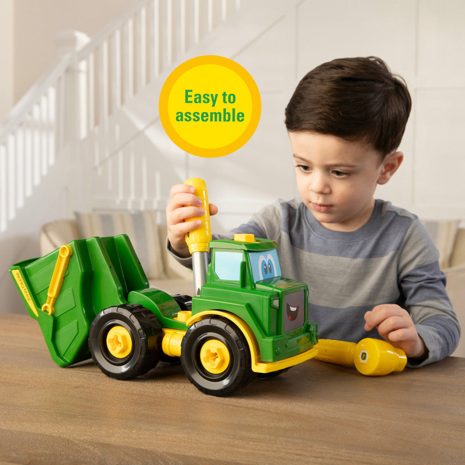 John Deere Build-A-Buddy™ Green Dump Truck 2-in-1 Toy with Screwdriver and Ratchet