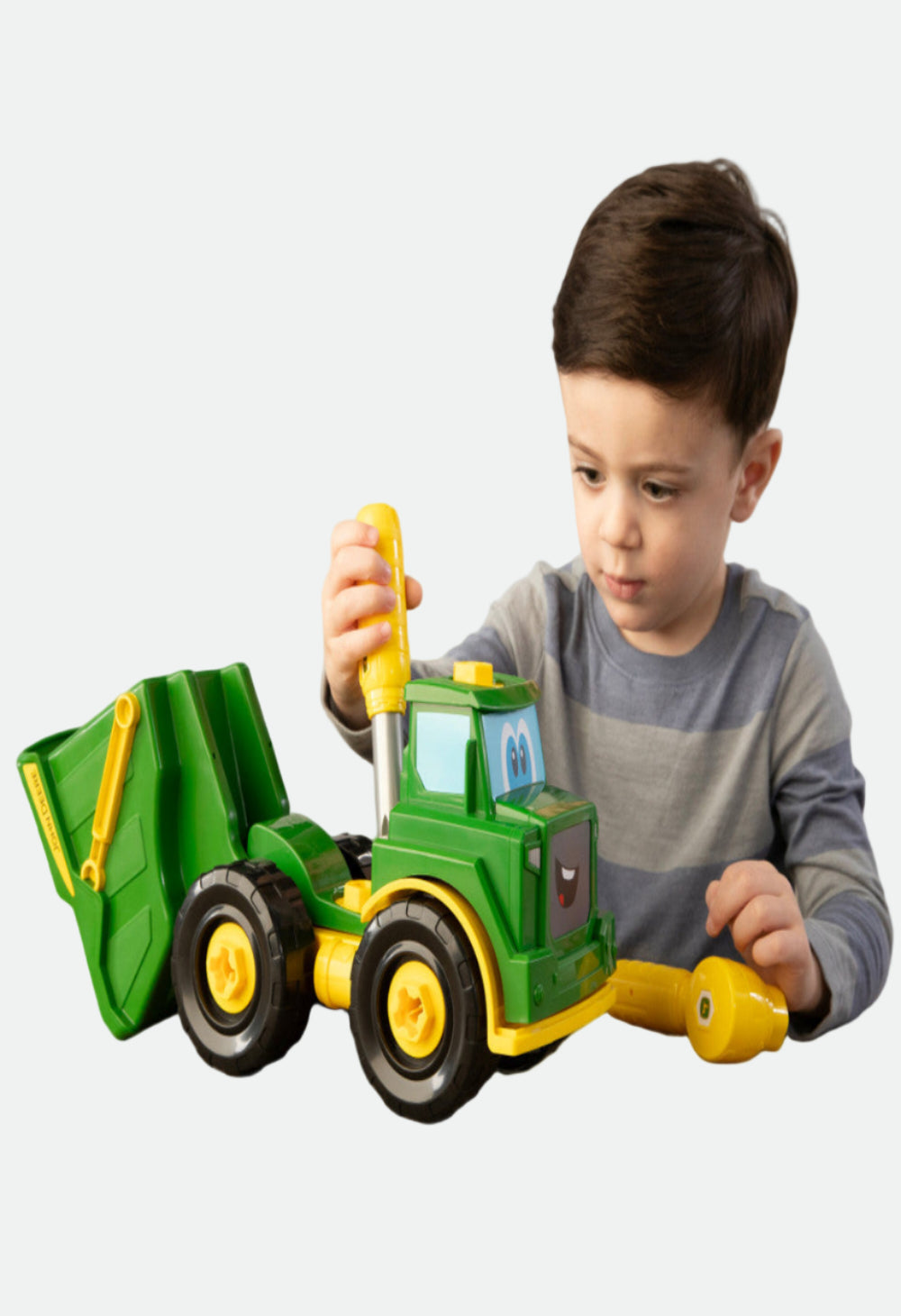 John Deere Build-A-Buddy™ Green Dump Truck 2-in-1 Toy with Screwdriver and Ratchet