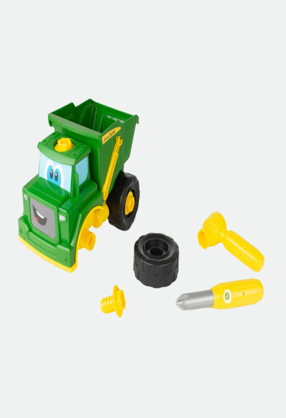 John Deere Build-A-Buddy™ Green Dump Truck 2-in-1 Toy with Screwdriver and Ratchet