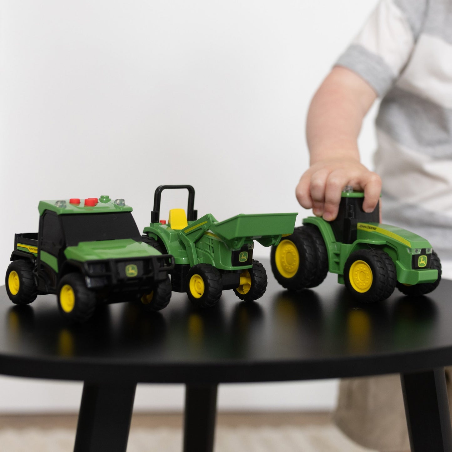 John Deere Lights & Sound Mini Tractors 3 Pack