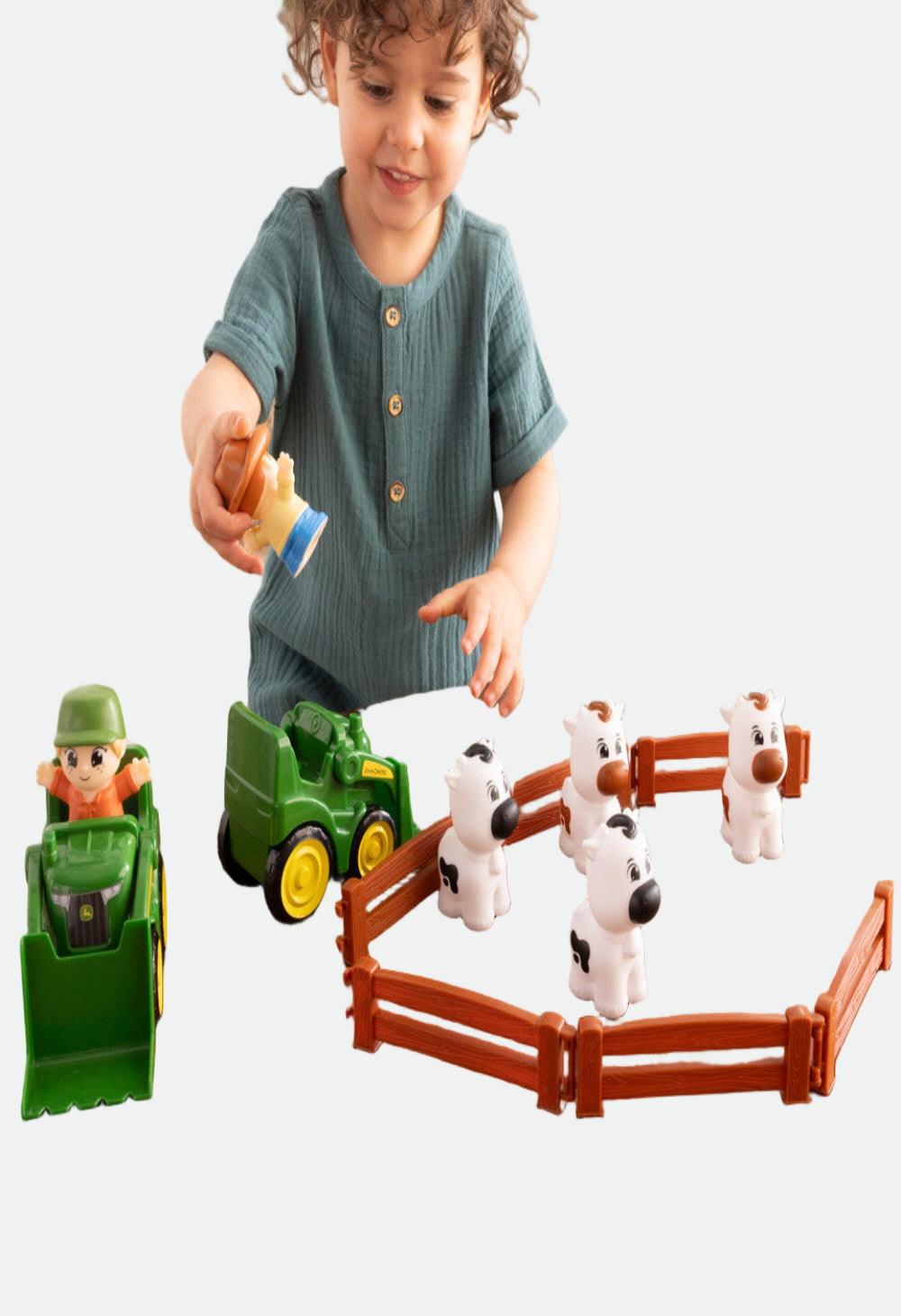 John Deere The Cows Are Out – Farm Toy Playset