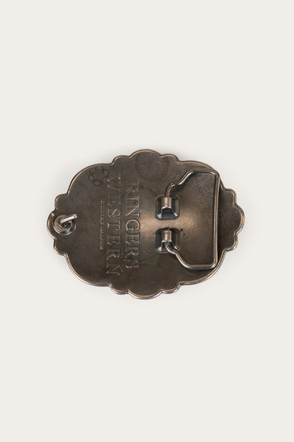 Ringers Western Kelsea Belt Buckle - Antique Silver