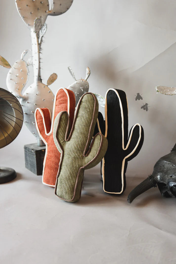 2 Fly Co Kick A Cactus Pillow - Rust