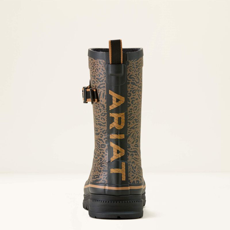 Ariat Women's Kelmarsh Mid Rubber Boot - Ocelot Print