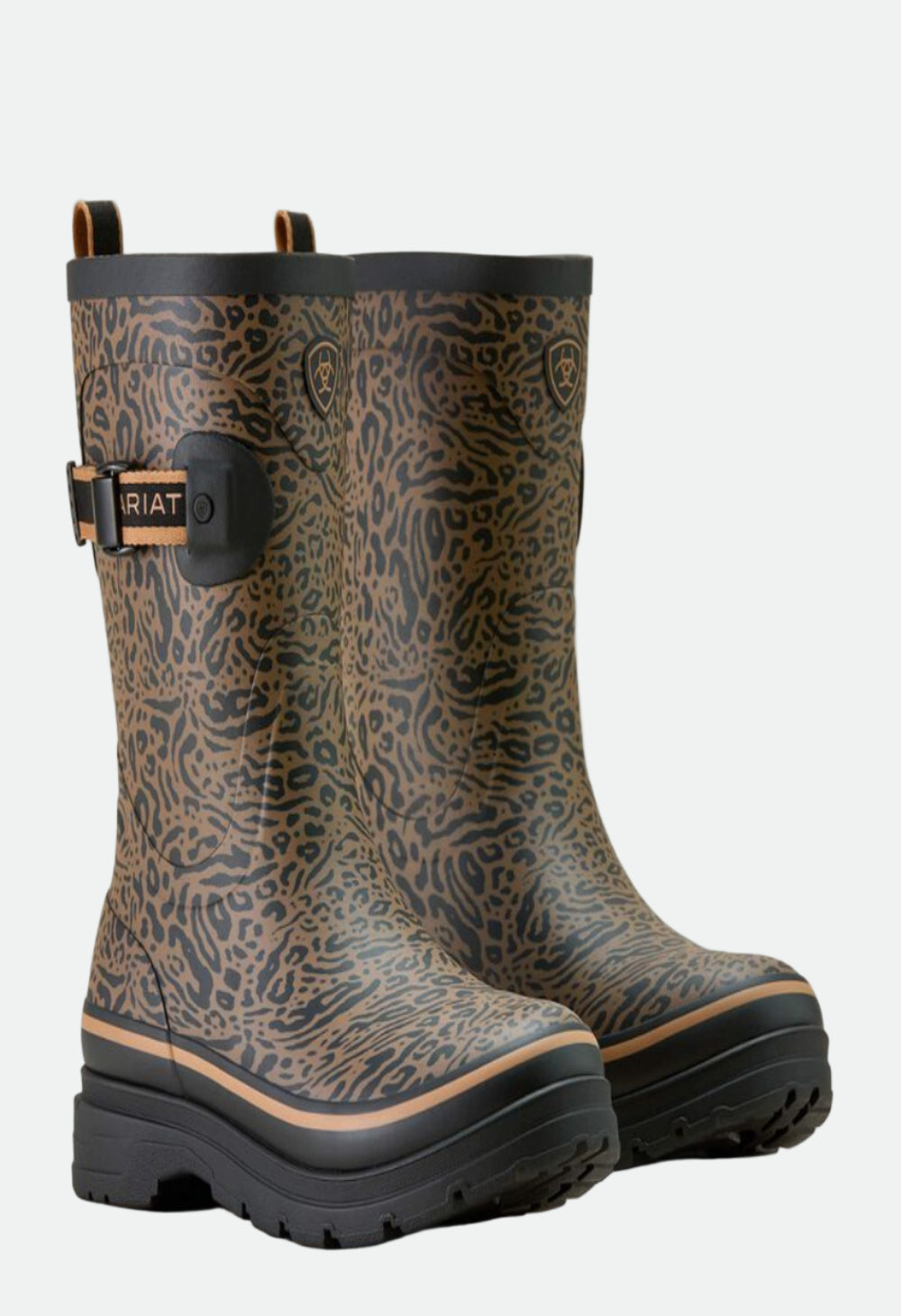 Ariat Women's Kelmarsh Mid Rubber Boot - Ocelot Print