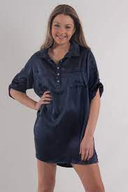 Bullrush Ladies Kerry Silk Dress Navy - FINAL SALE, NO EXCHANGE OR RETURN