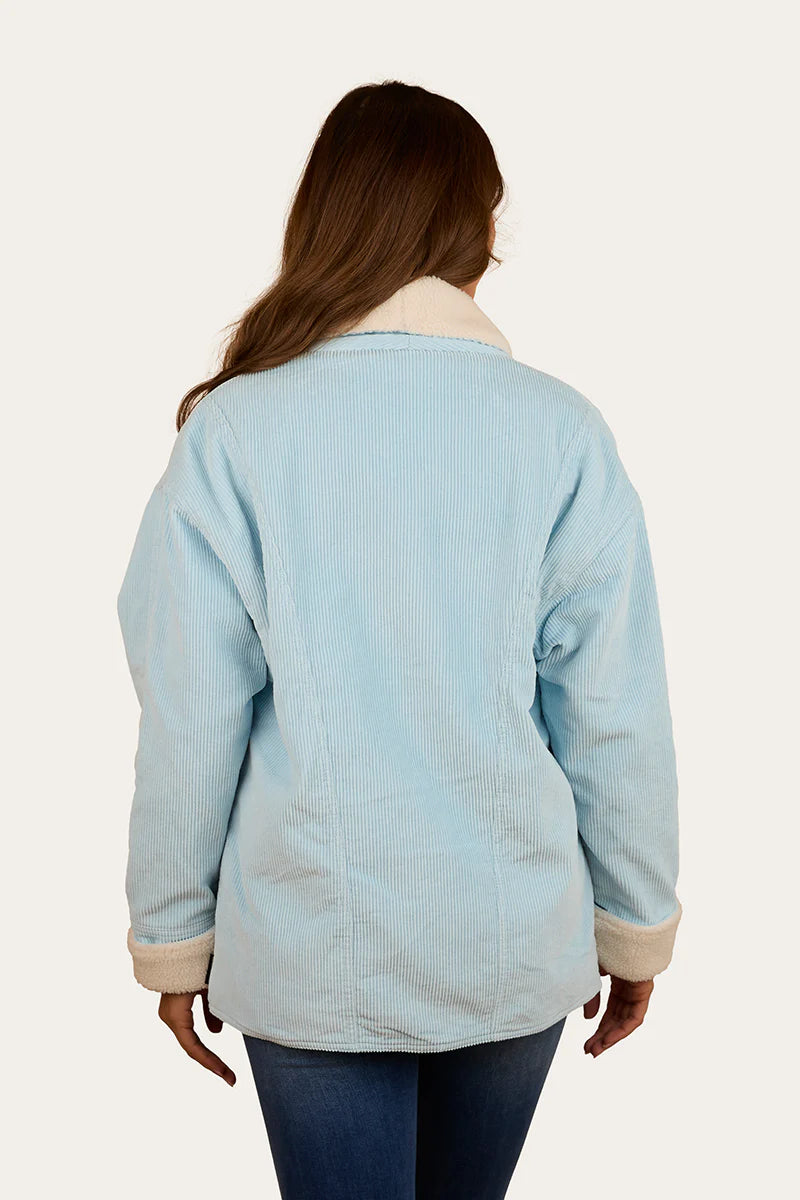 Ringers Western Womens Lacey Sherpa Jacket - Ice Blue