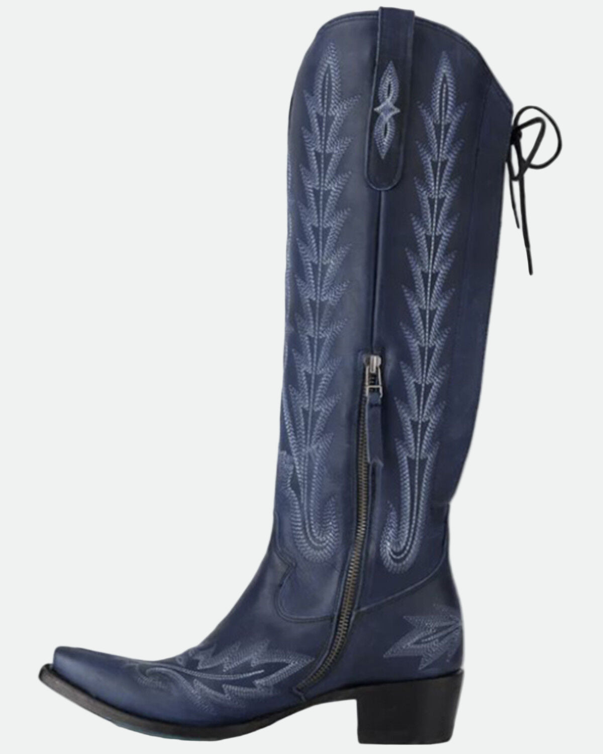 Lane Women's Lexington Knee High Corset Western Boots - Snip Toe