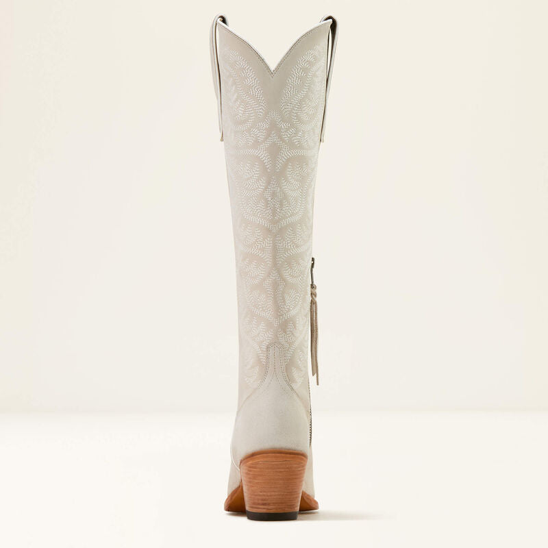 Ariat Women Laramie StretchFit Western Boot - Oyster Suede