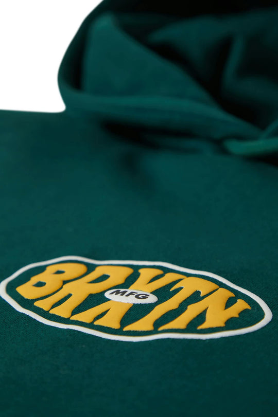 Brixton Men's Largo Hoodie - Deep Emerald