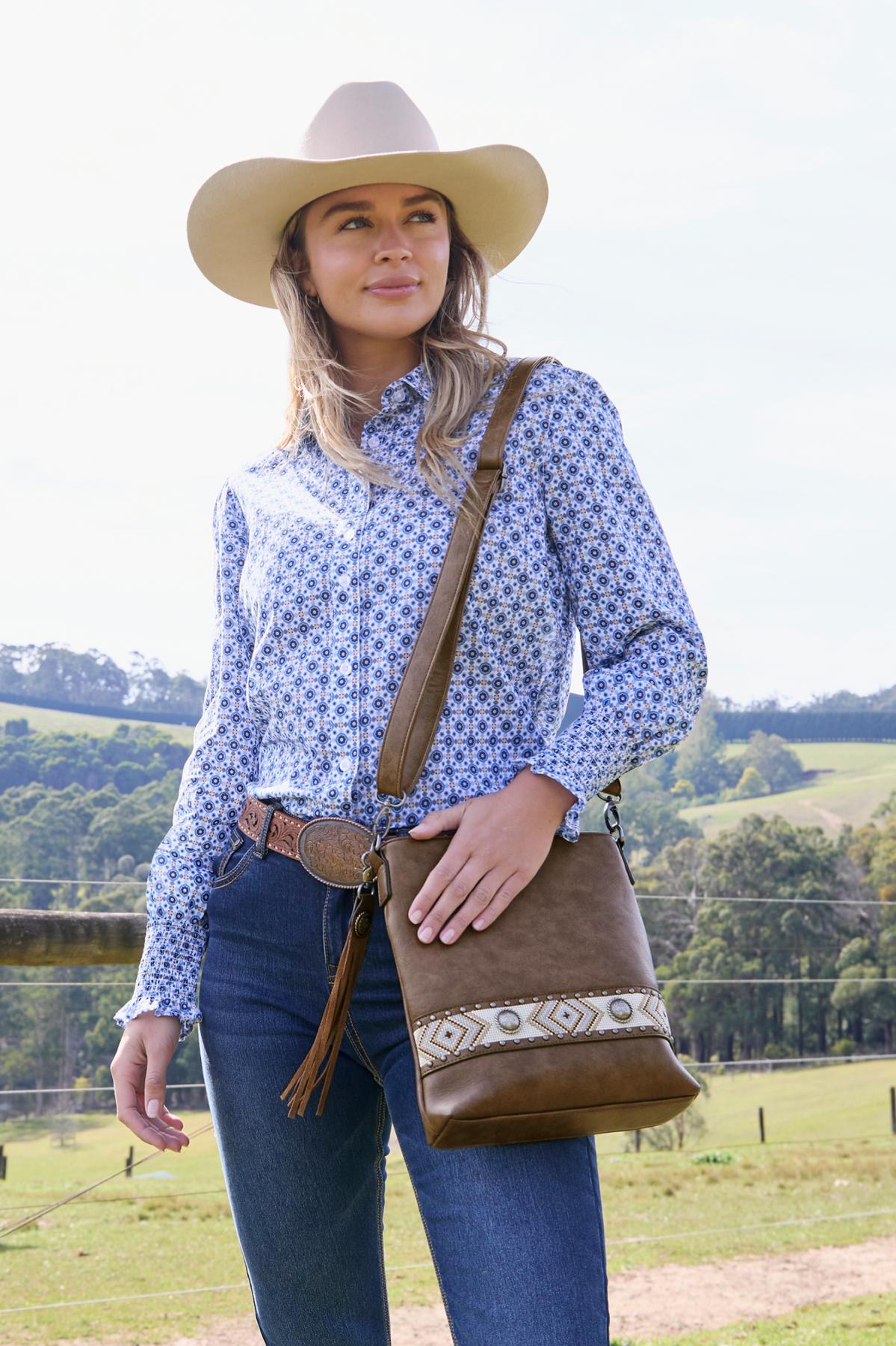 Pure Western Womens Laurie Bag - DARK TAN