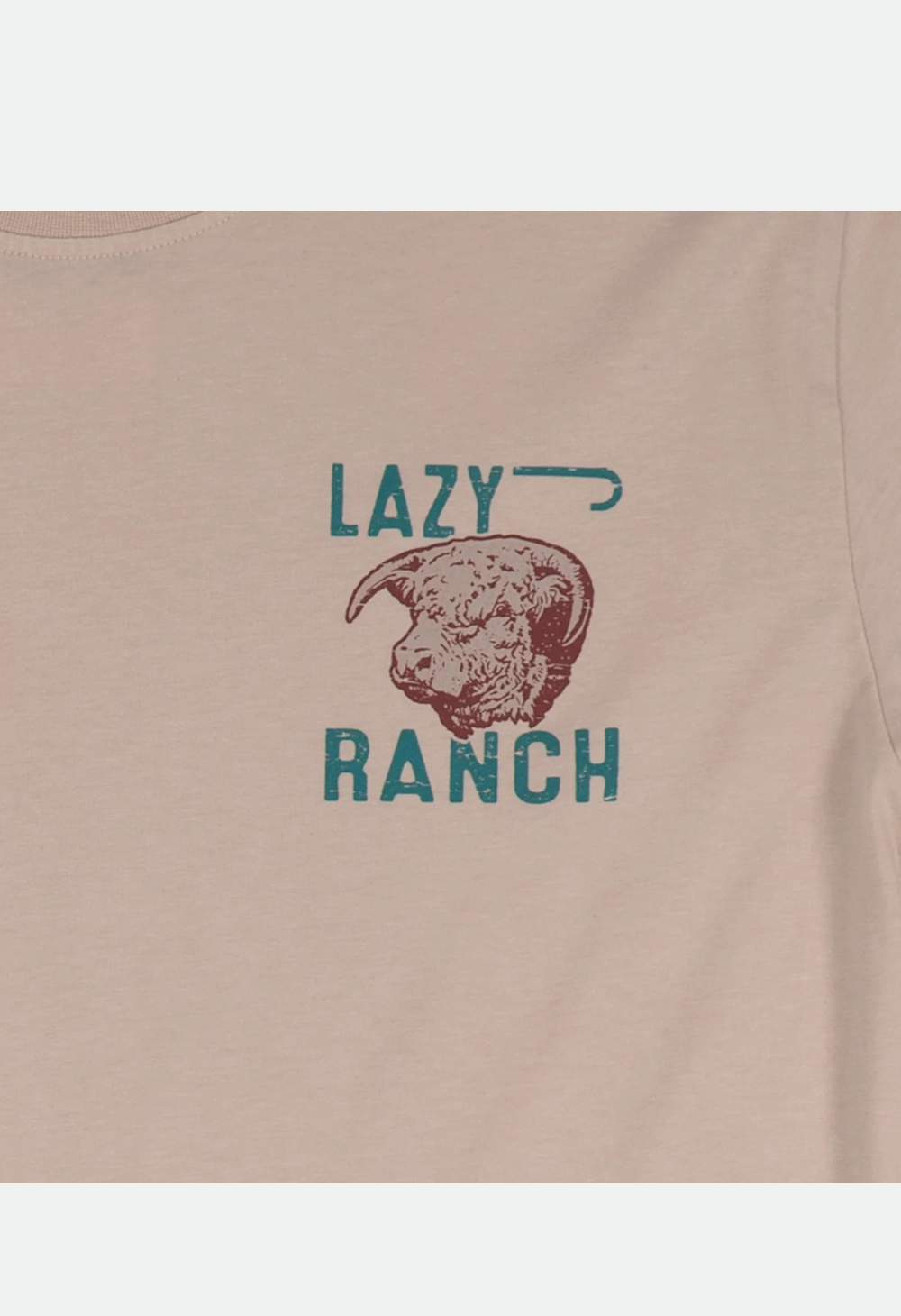 Lazy J Ranch Because They Work Natural Short Sleeve T-Shirt - Sand