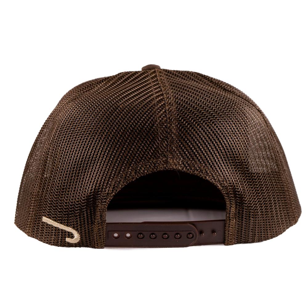 Lazy J Ranch Brown El Rancho Classic Rope Trucker Hat