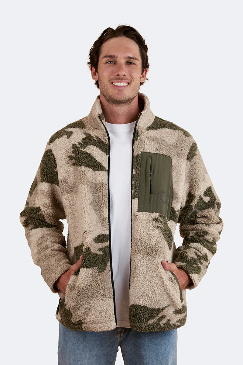 Ringers Western Unisex Lennonville Camo Fleece - Light Camo