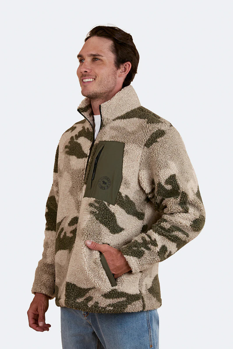 Ringers Western Unisex Lennonville Camo Fleece - Light Camo