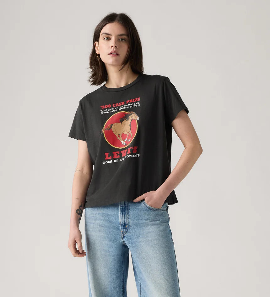 Levi's® Women's Graphic Boxy T-Shirt - Black