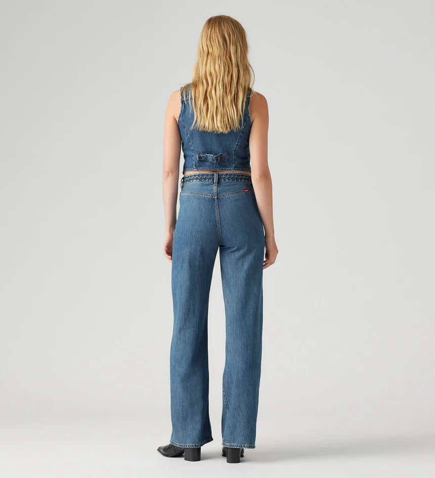 Levi's® Women's Ribcage Wide-Leg Braided Jeans 32 Leg