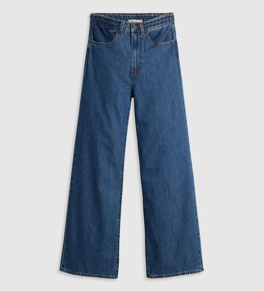 Levi's® Women's Ribcage Wide-Leg Braided Jeans 32 Leg