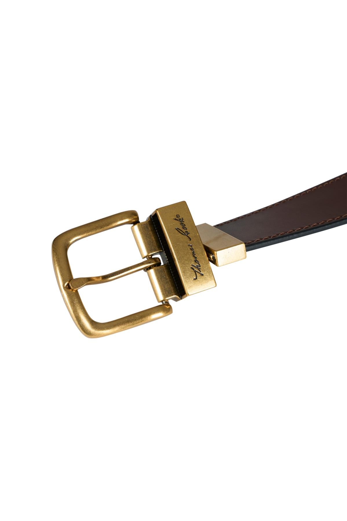 Thomas Cook Men's Lincoln Reversible Belt - Tan/Black