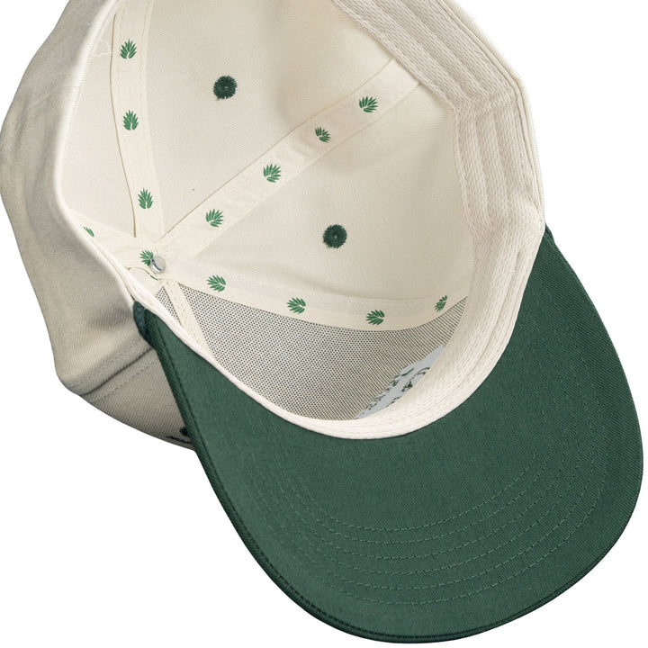 Sendero Provisions Co - Men's Logo Hat - Structured - Cream/Green
