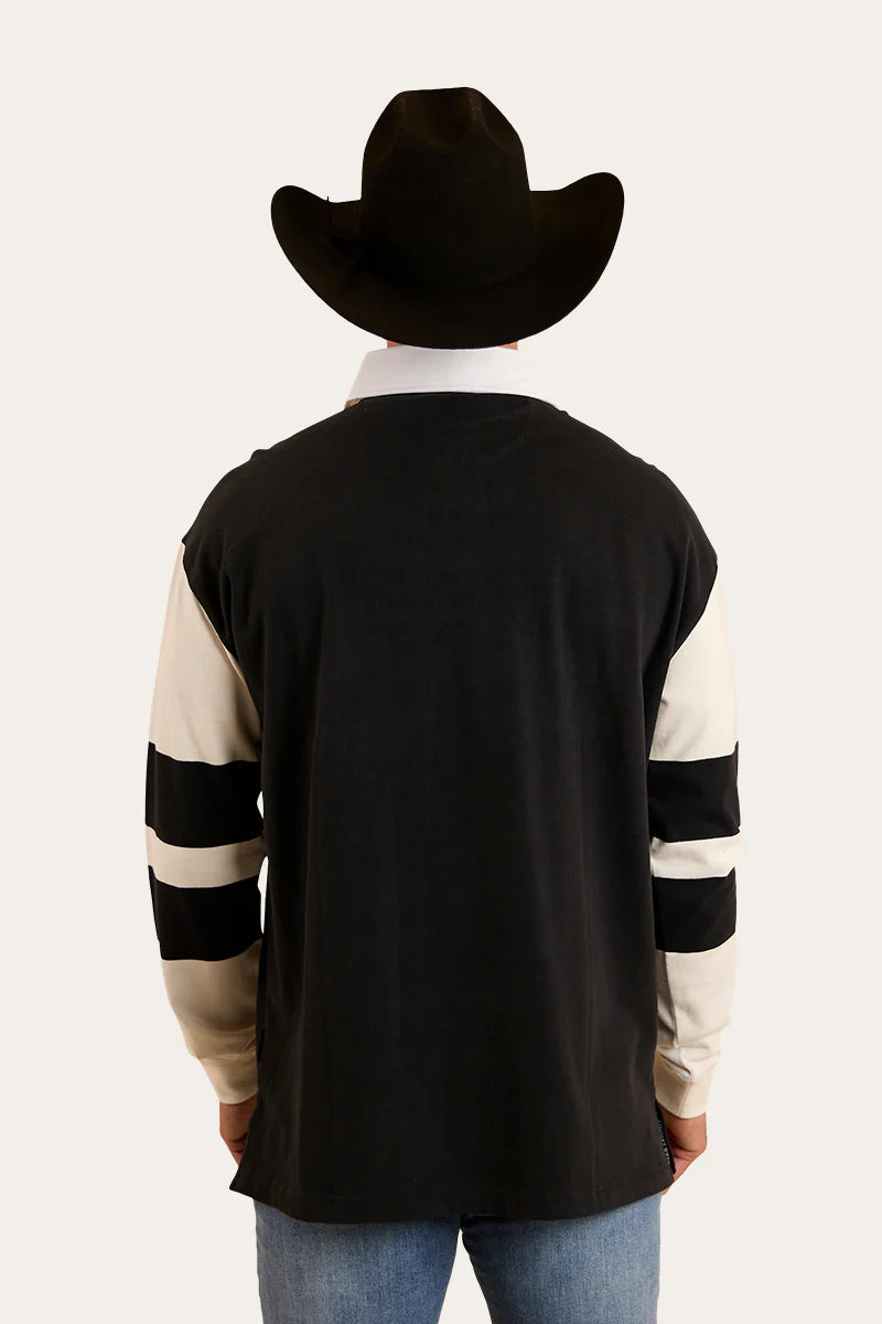 Ringers Western Unisex Lowden Rugby Jersey - Black / Off White