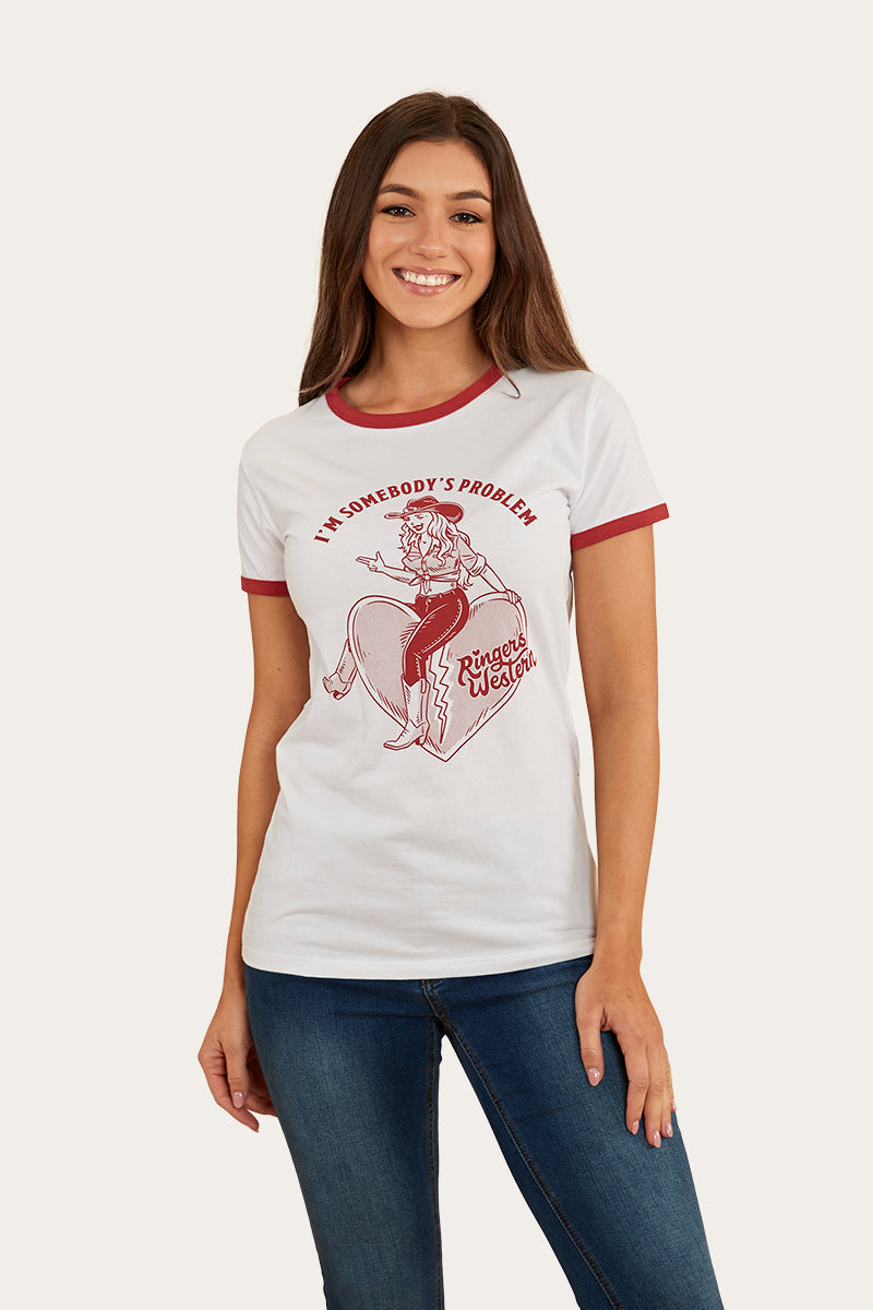 Ringers Western Melrose Classic Fit T-Shirt-White