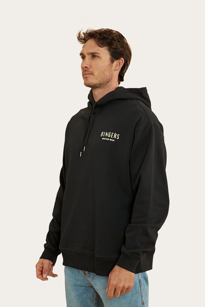 RINGERS WESTERN MEN'S HAULIN HOODIE (BLACK)