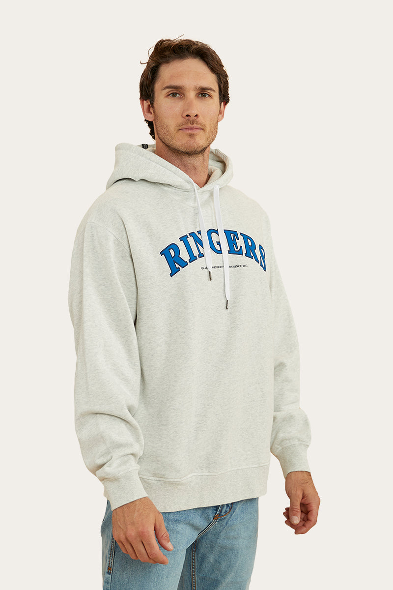RINGERS WESTERN MEN'S PRINCETON HOODIE - LIGHT GREY MARLE