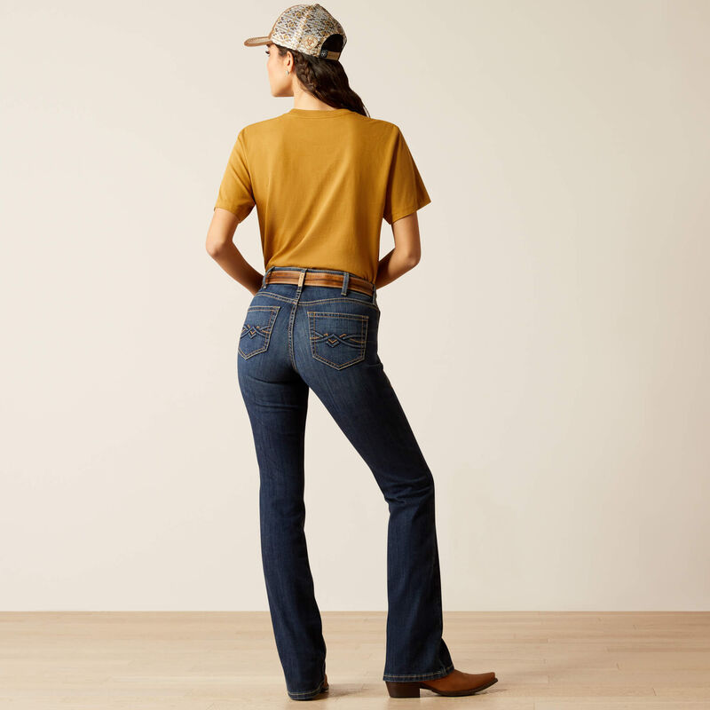 ARIAT WMS PERFECT RISE BOOT CUT DESIREE - MIDNIGHT