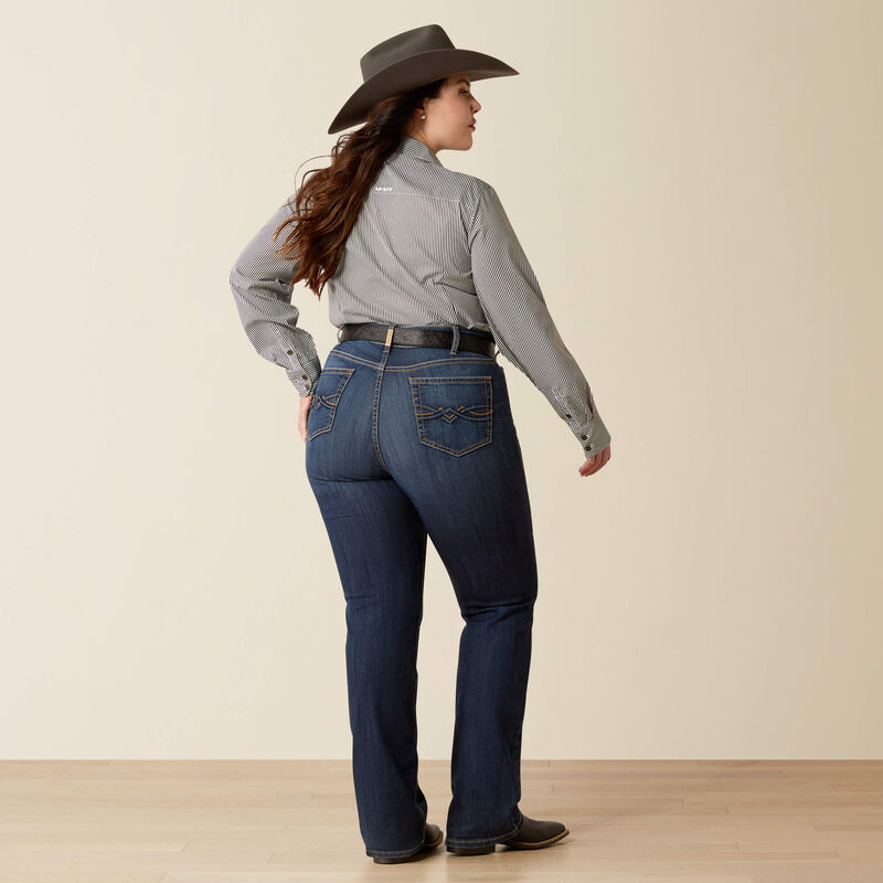 ARIAT WMS PERFECT RISE BOOT CUT DESIREE - MIDNIGHT