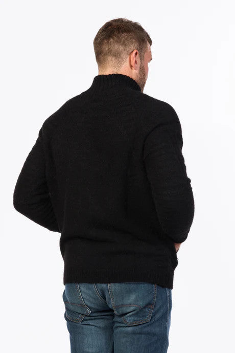 MKM Men's Originals Rural Full Zip Jacket - Black
