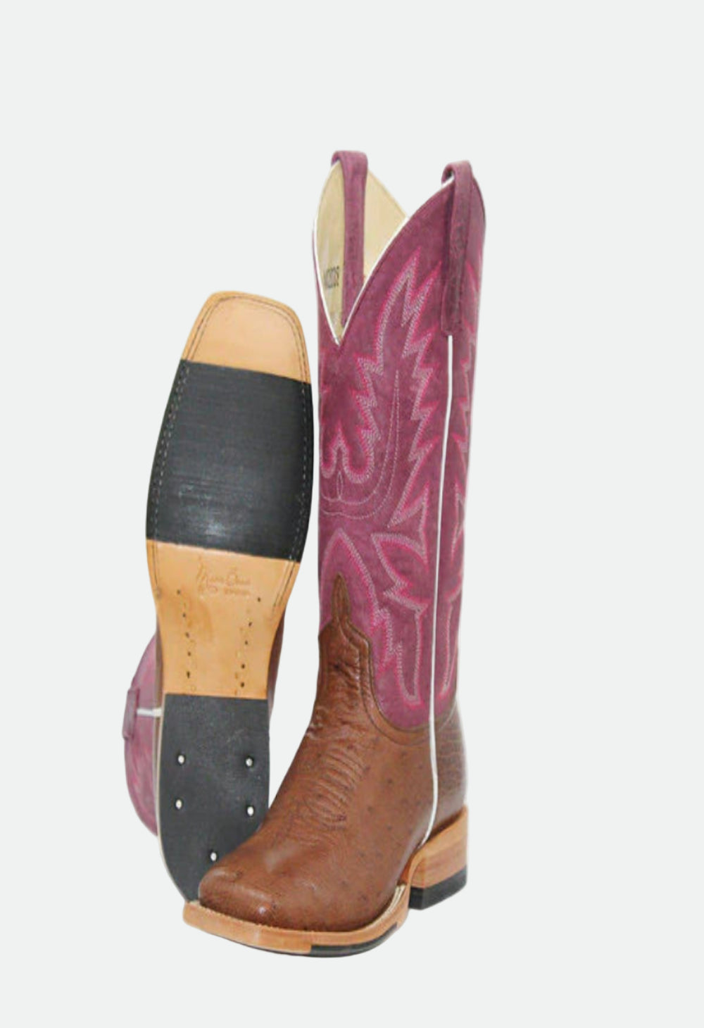 Macie Bean Kango Tobacco Smooth Ostrich Ladies' Boot