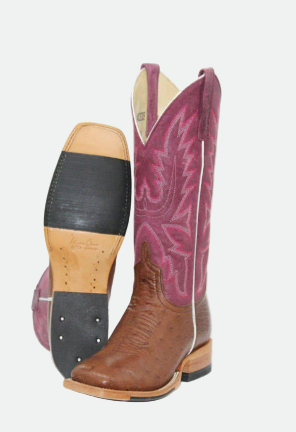Macie Bean Kango Tobacco Smooth Ostrich Ladies' Boot