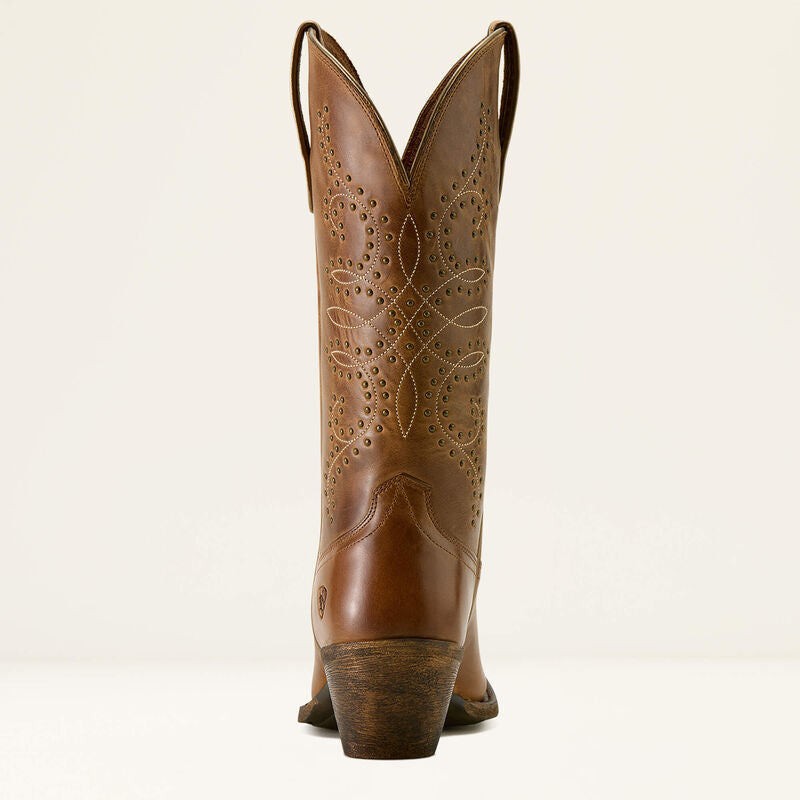 Ariat Women's Madison Square Toe Western Boot - Wheat Brown