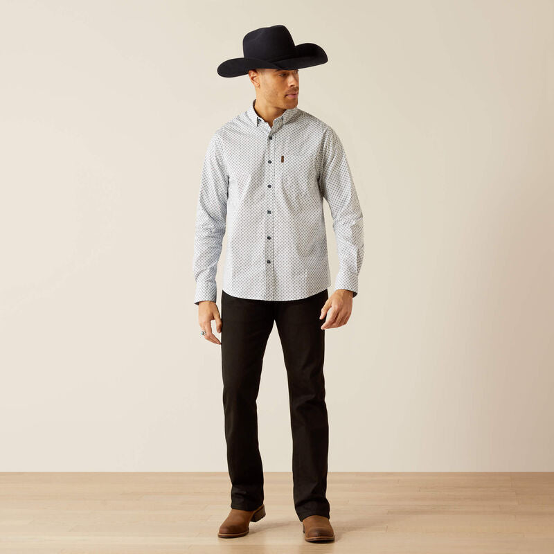 Ariat Men's Maxwell Modern Fit Shirt - Blue