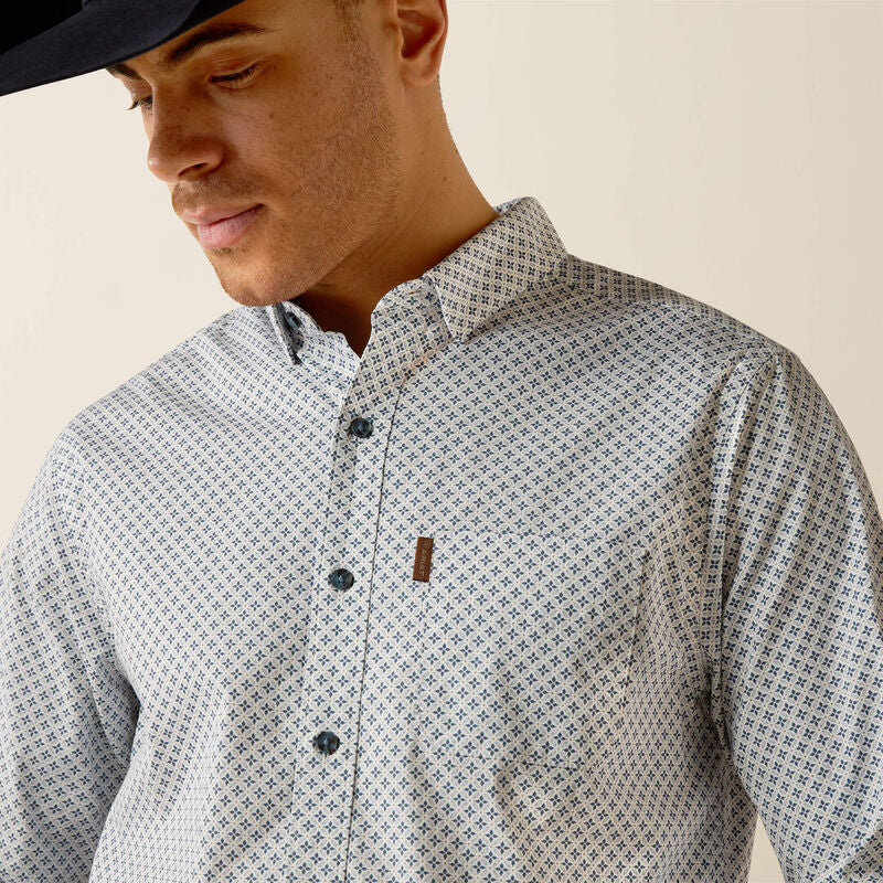 Ariat Men's Maxwell Modern Fit Shirt - Blue