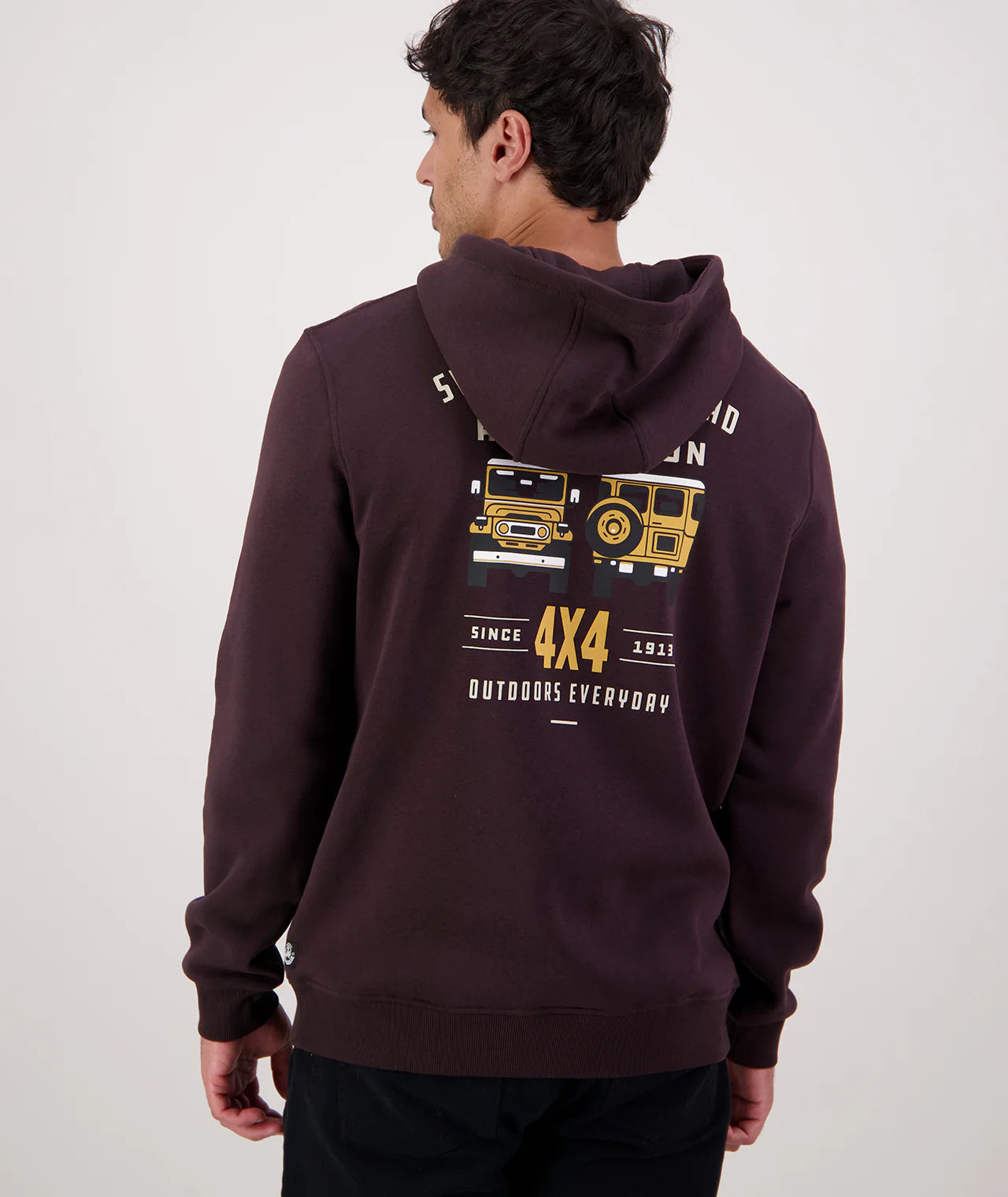 Swanndri Men's 4X4 Association Hoodie - Espresso